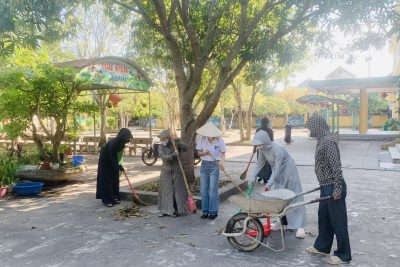 HƯỞNG ỨNG PHONG TRÀO “TOÀN DÂN CHUNG TAY BẢO VỆ MÔI TRƯỜNG, VÌ MỘT VIỆT NAM XANH – SẠCH – ĐẸP”