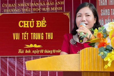 TRƯỜNG TIỂU HỌC HẢI MINH TỔ CHỨC VUI TẾT TRUNG THU CHO HỌC SINH